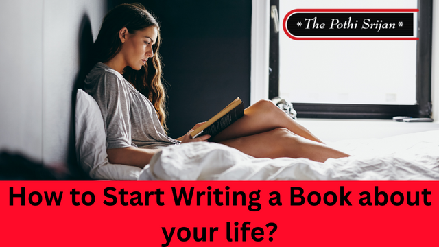 how to start writing a book about your life