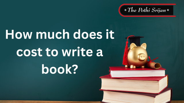 How much does it cost to write a book?